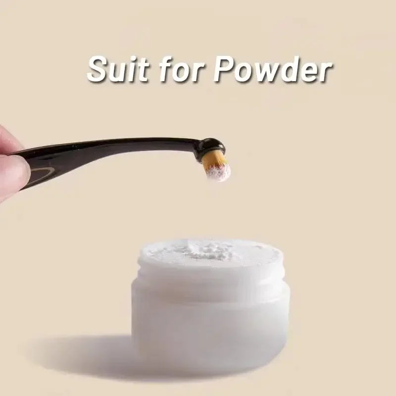 1-20PCS Dog Cat Tear Stain Remover Brush Soft Bristle Eye Cleaning Tool with Powder Applicator for Pet Grooming Hygiene Care